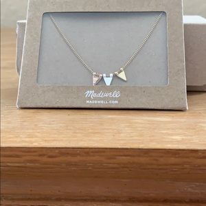 Madewell 3 triangle necklace
